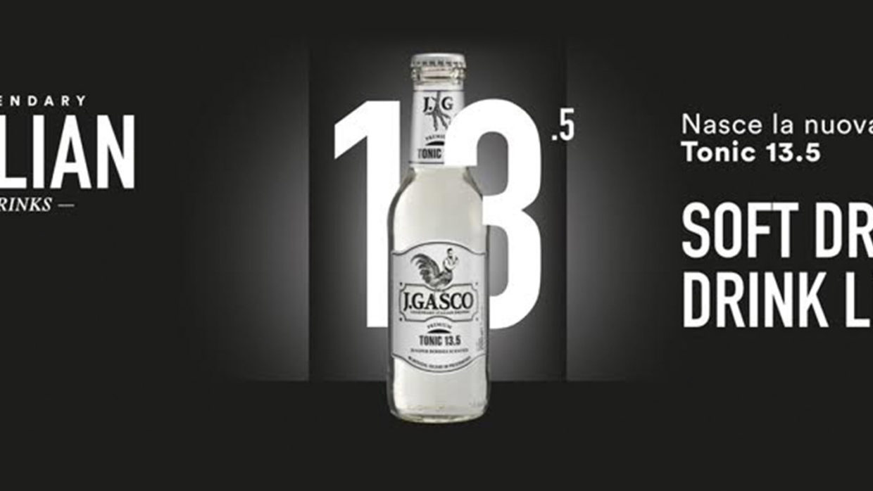 JGasco Tonic 13.5: la tonica light su misura per i bartender