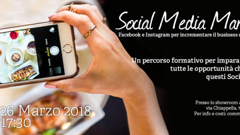 Social Media Marketing: Facebook e Instagram per incrementare il business del tuo locale!